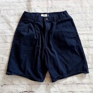 BOYS 14 Gap Easy Fit Pleated Front Bavy Blue Chino Shorts
